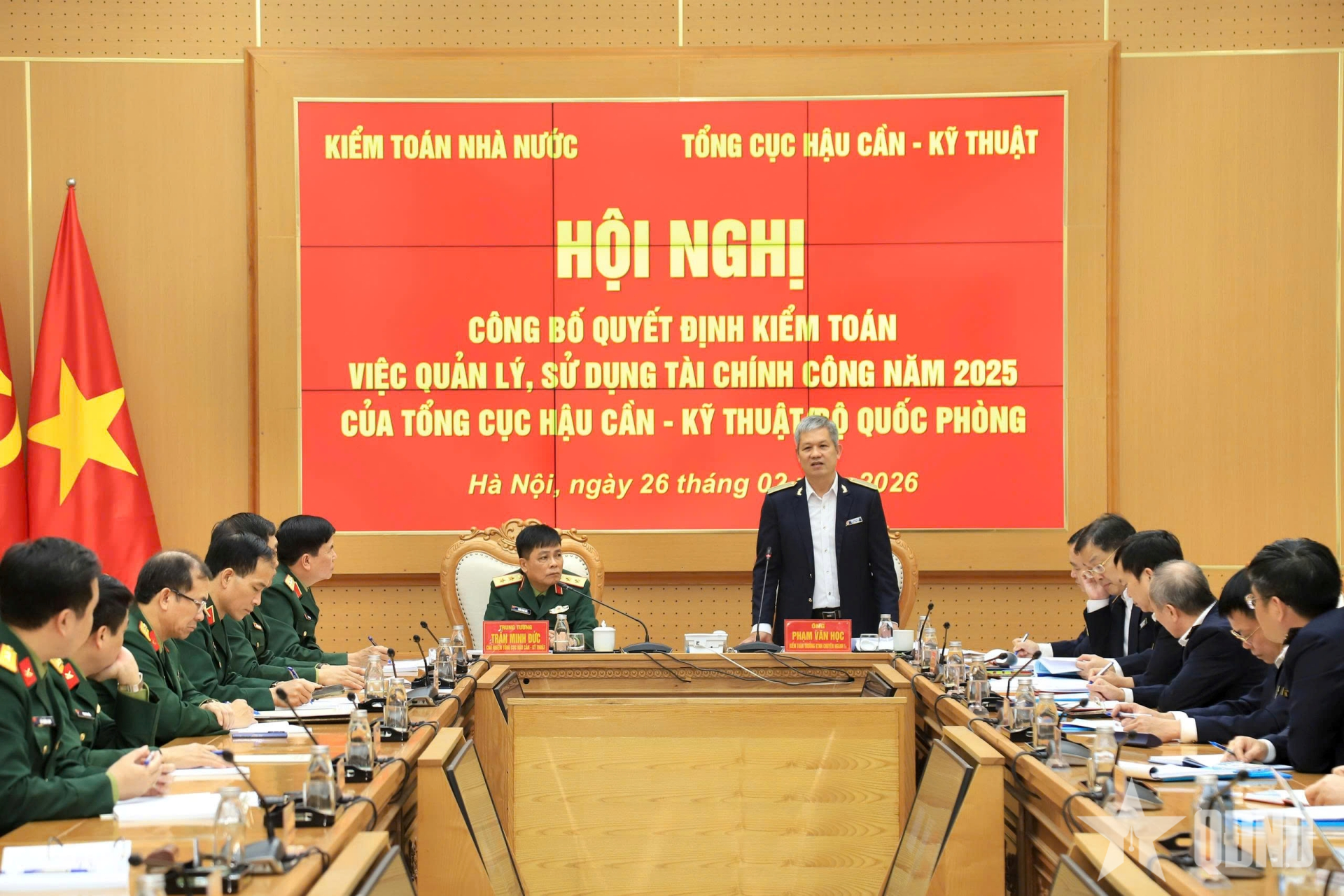 Công bố quyết định kiểm toán đối với Tổng cục Hậu cần-Kỹ thuật